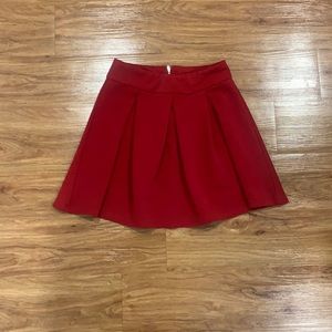 Red Mini Skirt Size 2
